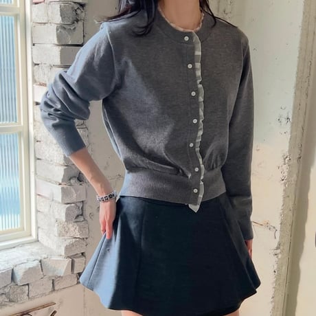 《予約販売》Shirring Lace Cardigan