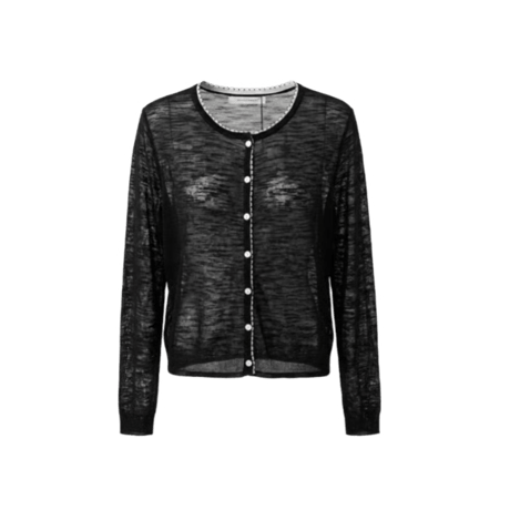 《予約販売》Embroidered Sheer Cardigan