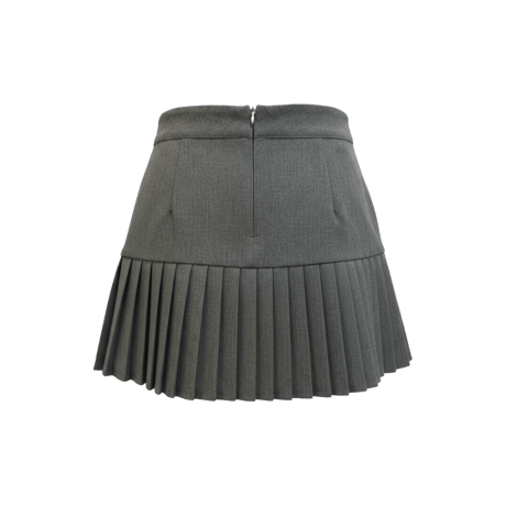 《予約販売》Pleated Half Wrap Skirt