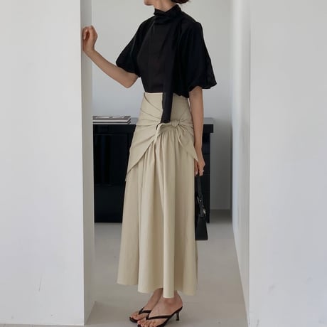 《予約販売》Draped Maxi Skirt