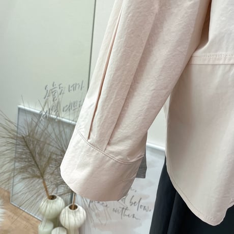 《即日発送》Asymmetry loose fit shirt