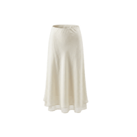 《予約販売》Satin Sheer-Layer Skirt
