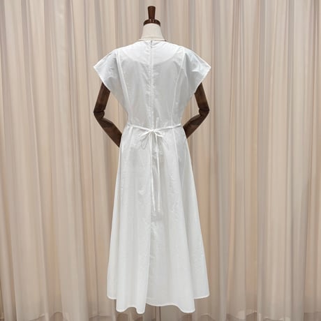 《予約販売》 Belted A-Line Maxi Dress