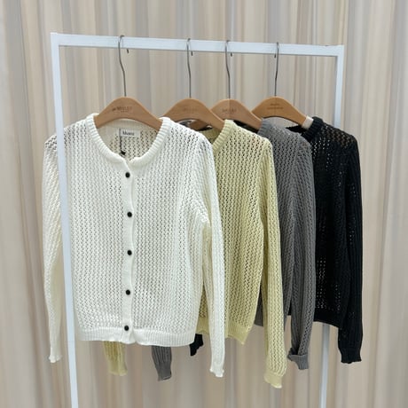 《予約販売》Open-Knit Cardigan