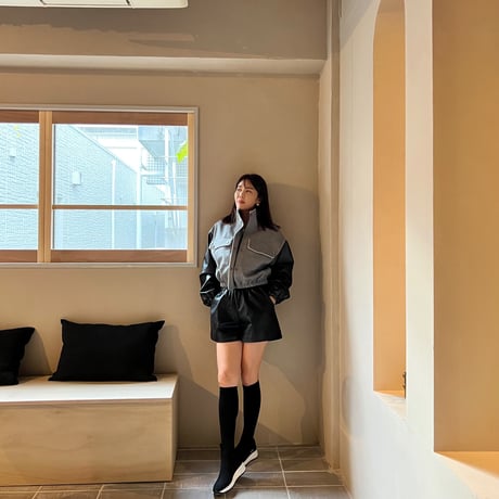 《即日発送📦》Vegan  leather shorts