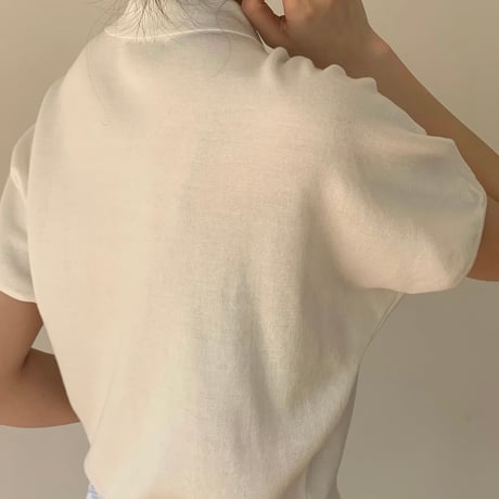 《即日発送📦》再入荷💛Cotton Knit Polo Top