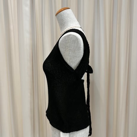 《予約販売》Open back Knit sleeveless