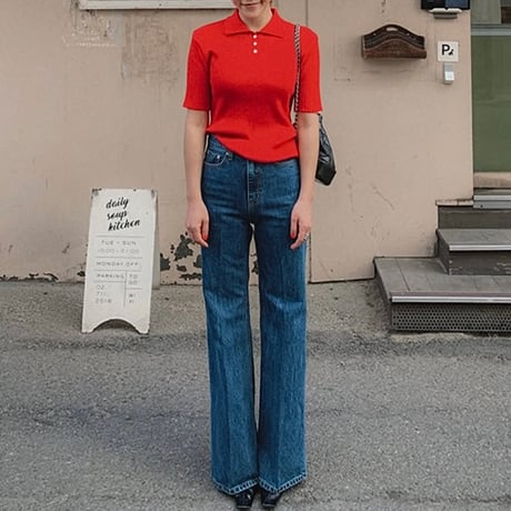 《予約販売》Teen boots~cut wide pants