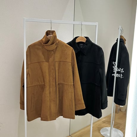 《予約販売》Shirring Suede Jacket