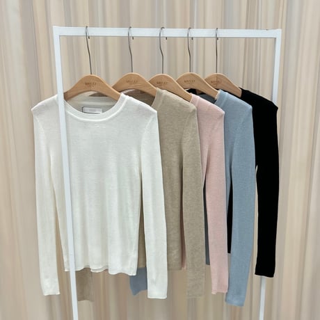 《予約販売》Slim Rib Knit