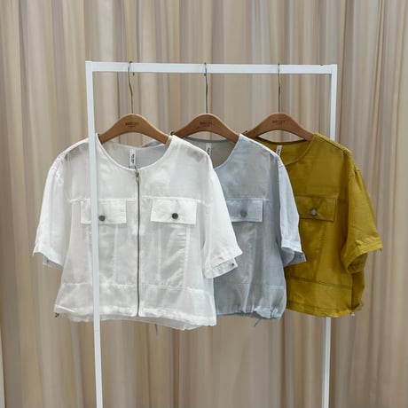 《即日発送📦》再入荷❣️Summer zipper jacket