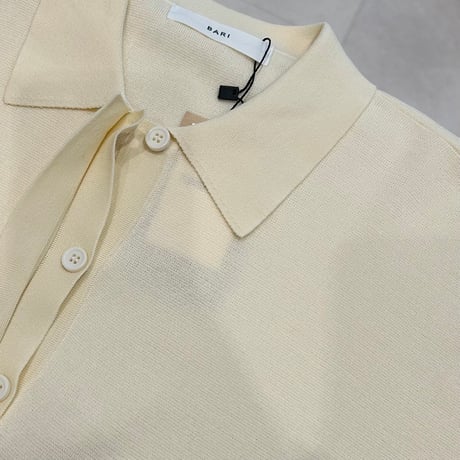 《予約販売》Cotton Knit Polo Top