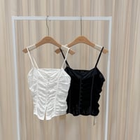 《予約販売》Shirred Corset Top