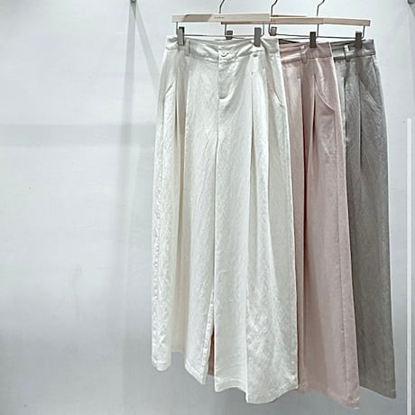 《予約販売》STUNNING color wide pin tuck pants