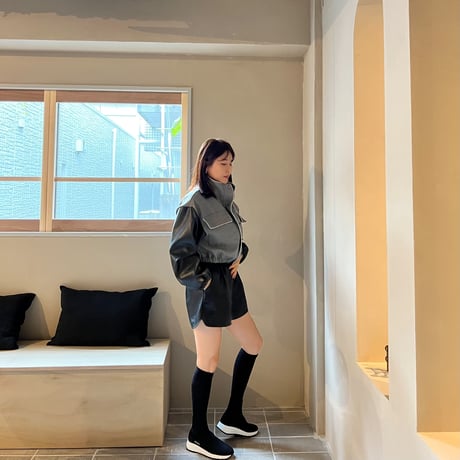 《即日発送📦》Vegan  leather shorts