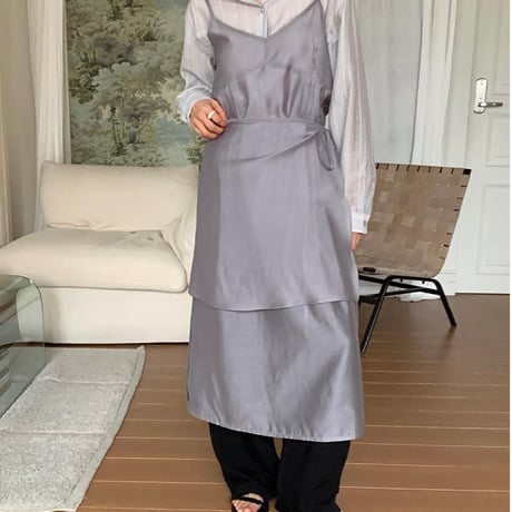 《即日発送》Sand wrap set long dress