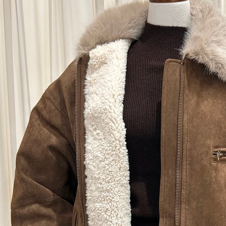 《予約販売》STUNNING Suede Fur Jacket