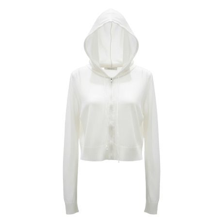 《即完アイテム🩷》Linen see-through hood zipup