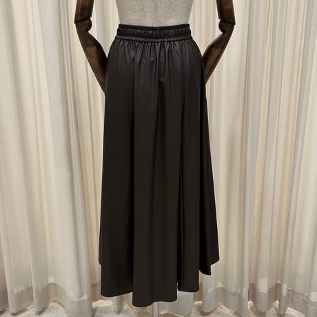 《予約販売》Front Slit String Leather Skirt