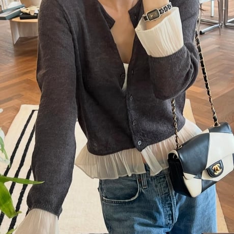 《予約販売》Alpaca Frill Cardigan