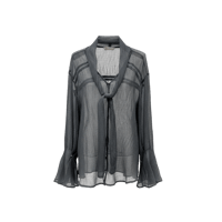 《予約販売》Sheer Tie Blouse