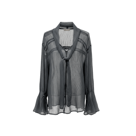 《予約販売》Sheer Tie Blouse