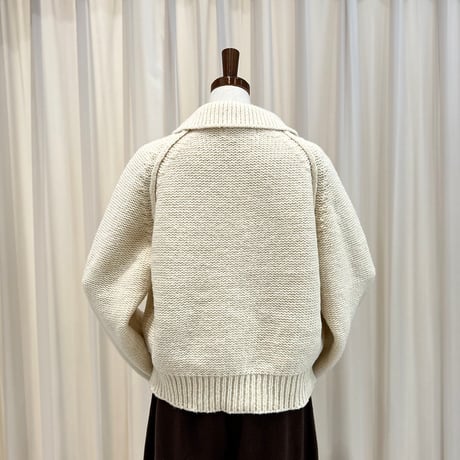 《予約販売》Collar Knit Zip-Up