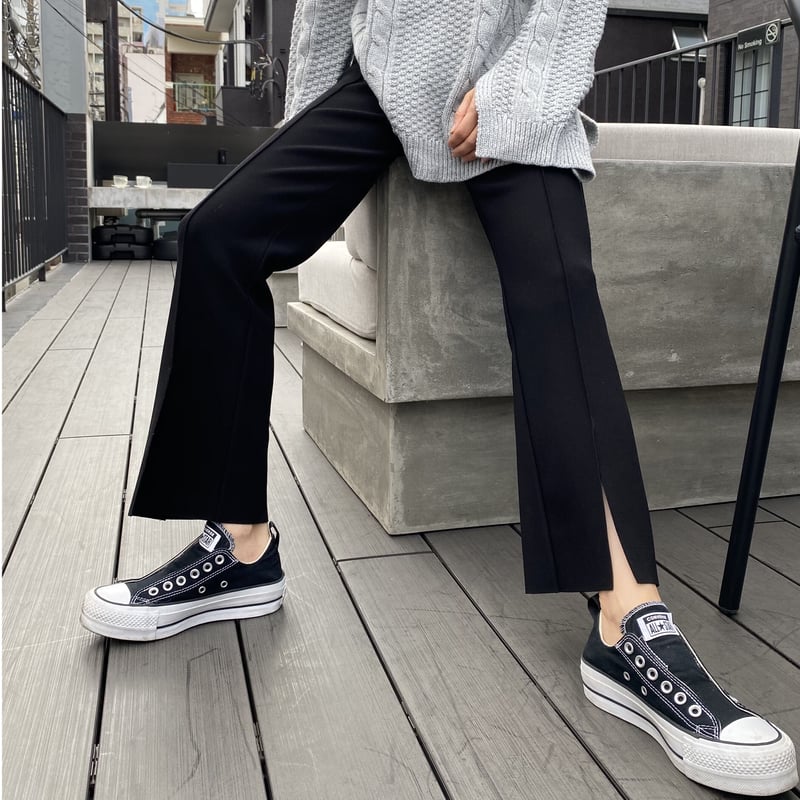 予約販売》STUNNING Slit pants | MAYLILY