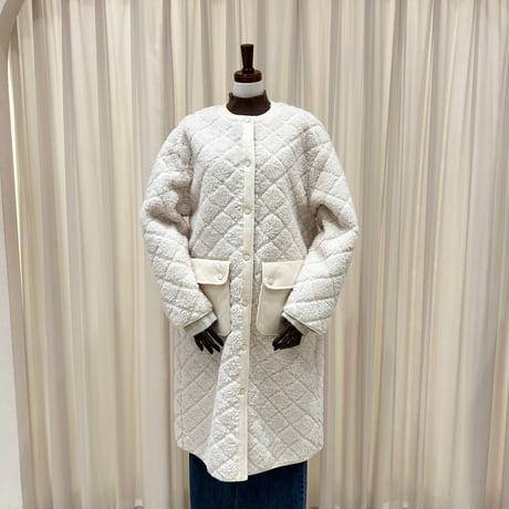 《予約販売》Long shearling coat