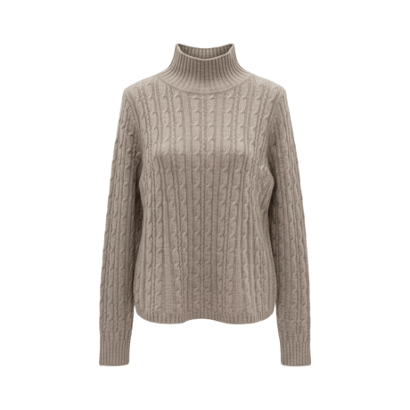 《予約販売》Wool Blend Cable Knit Sweater
