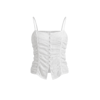 《予約販売》Shirred Corset Top