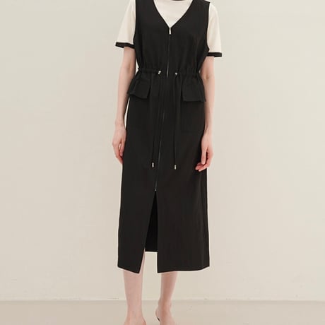 《即日発送》2way vest one-piece