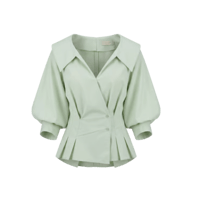 《予約販売》Off-Shoulder Wrap Blouse