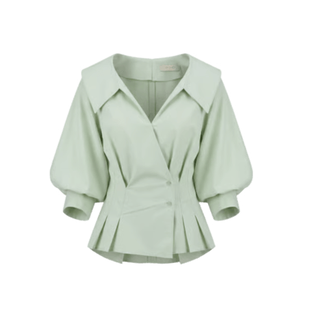 《予約販売》Off-Shoulder Wrap Blouse