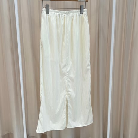 《予約販売》Elastic Waist Slit Skirt