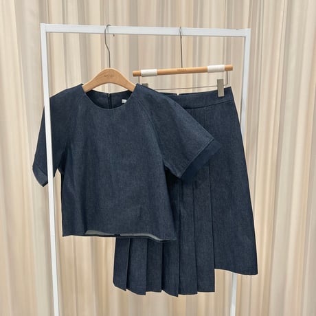 《予約販売》再入荷❣️Denim T-Shirt (SETUP別売り)