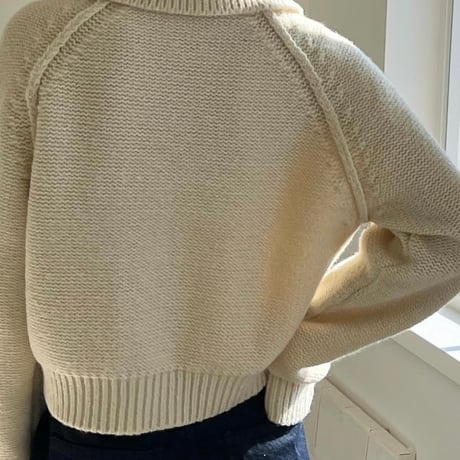 《予約販売》Collar Knit Zip-Up