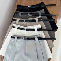 《即日発送📦》Summer pleats shorts belt set