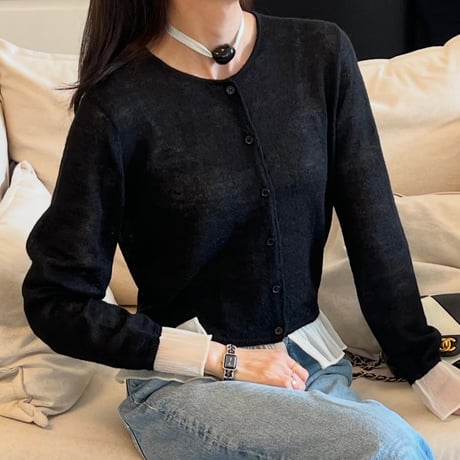 《予約販売》Alpaca Frill Cardigan