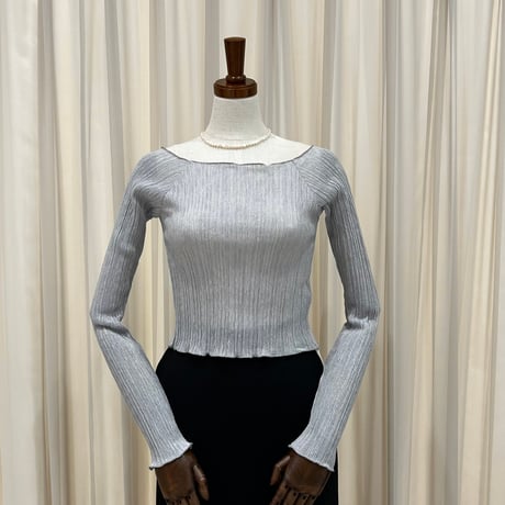 《即日発送📦》Pleated Ribbon T-Shirt