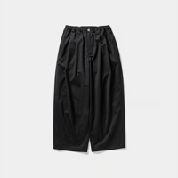 TIGHTBOOTH DRY BAGGY SLACKS BLACK