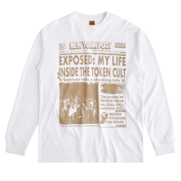 TOKEN EXPOSED LONGSLEEVE TEE WHITE