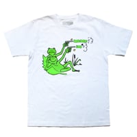 LAUG*APPLE BUTTER STORE  KOPIE TEE WHITE