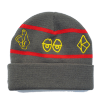 PASSION TARGET PRACTICE FOHAIR BEANIE BROWN | LAUG