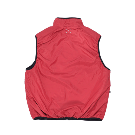 POP TRADING COMPANY REVERSIBLE VEST ANTHRACITE/RIO RED