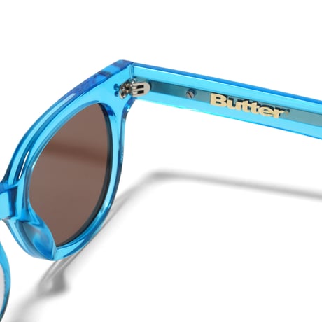 BUTTER GOODS CONQUISTADOR SUNGLASSES TRANSLUCENT BLUE