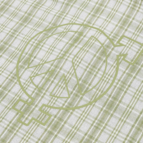 SEXHIPPIES HALF ZIP WORK SHIRT SAGE/ GREY/ WHITE