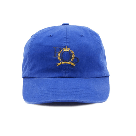 POP TRADING COMPANY CREST SIXPANEL HAT BLUE