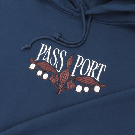 PASS~PORT LILY OF THE VALLEY HOODIE - NAVY