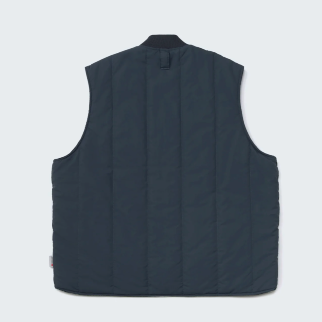 PWA TWO-FACE QUILTED VEST DARK BURGUNDY | LAUG PWA TWO-FACE QUILTED VEST DARK BURGUNDY | LAUG